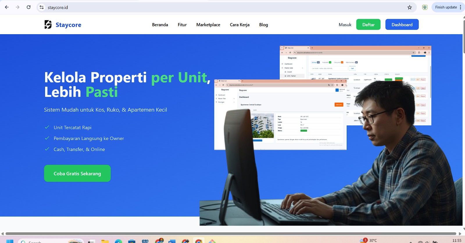 Aplikasi Manajemen Properti StayCore